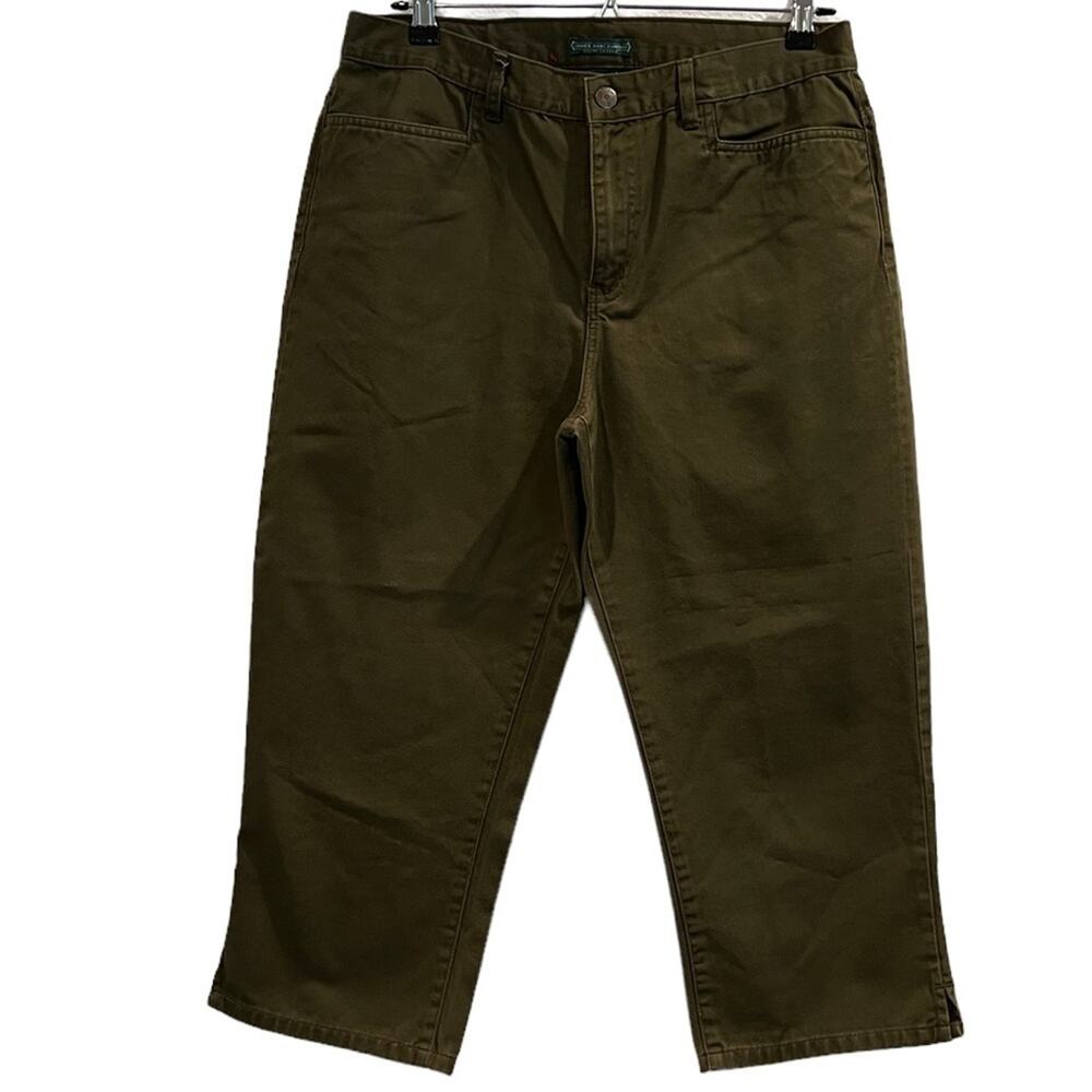 Lauren Jeans Co. Ralph Lauren Women’s Olive Green Pants Size 8 Classic Midcalf